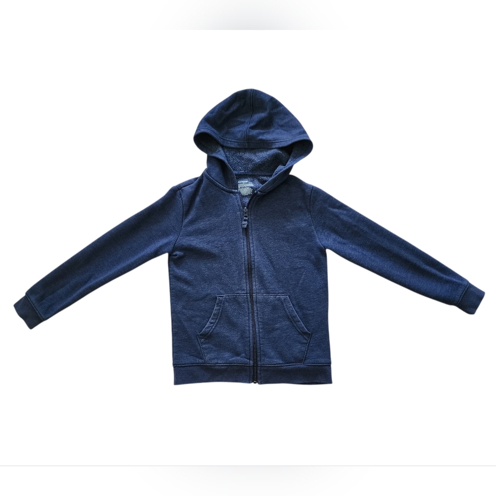 Cat & Jack Boys Blue Zip-Up Hoodie - Size S (6/7)